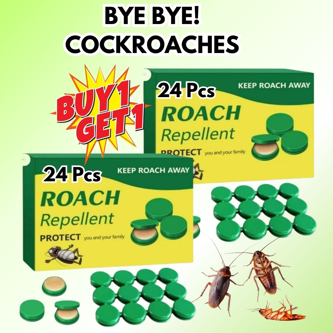 Cockroach Repellent Gel- Buy 1 Get 1 Free😍 (Pack of 24 Pieces)