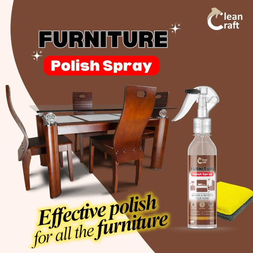 Furniture/Wood Polish Spray-Restore elegance & shine of your home