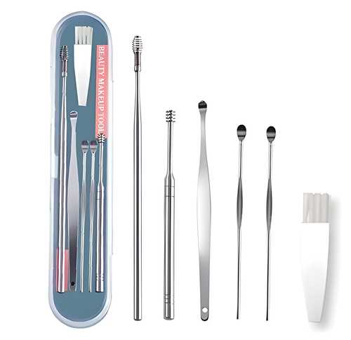 6 Pieces Stainless Steel Ear Wax Removal Kit 👂