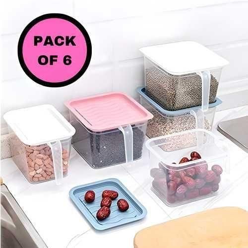 Unbreakable kitchen storage Fruits Basket - 1000 ml (Pack of 6)