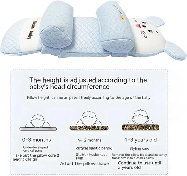 Baby Shaping Head Support Pillow - Assorted Colour 👶🤱
