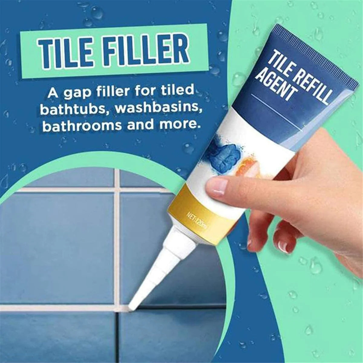 Gap Filler-Multipurpose Gap Filler Tube Tile Grout sealing Agent ( BUY 1 GET 1 FREE )