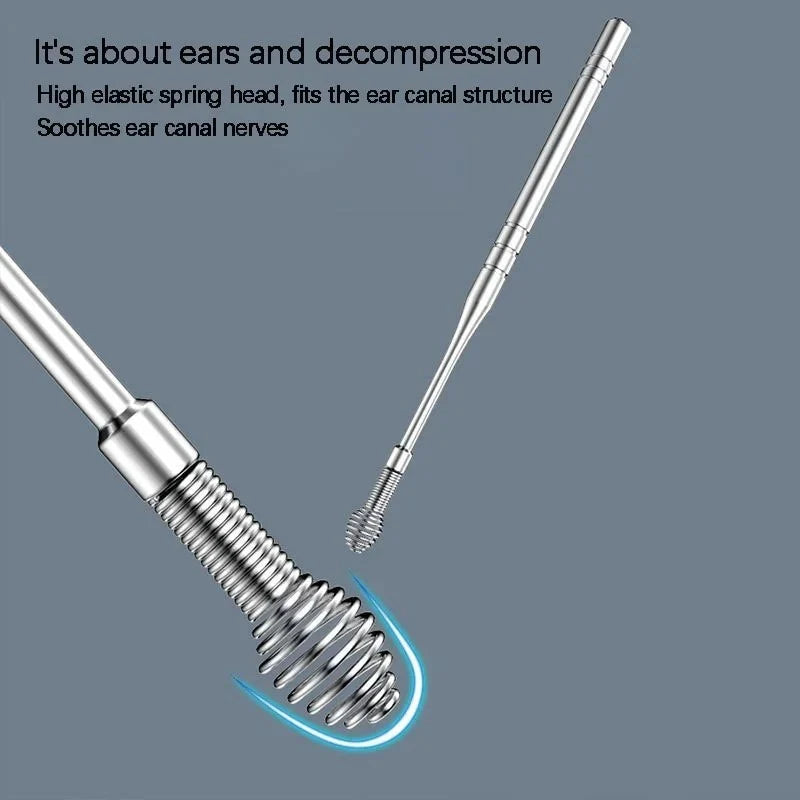 6 Pieces Stainless Steel Ear Wax Removal Kit 👂