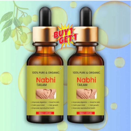AYURVEDIC RAMBAN MULTI-BENEFIT NABHI OIL (LIMITED OFFER BUY 1 GET 1 FREE)