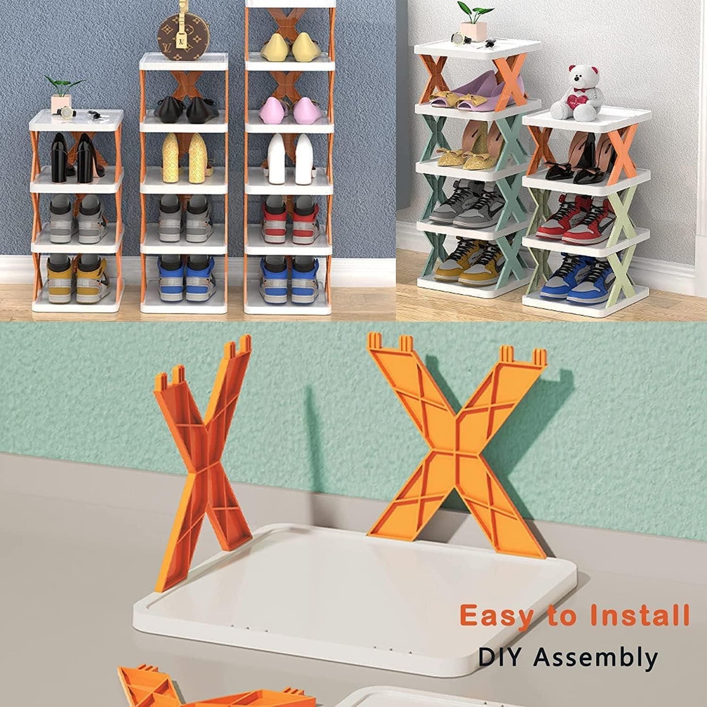 STARKIDS™ Foldable 5-Tier Shoe Rack 👟🏠