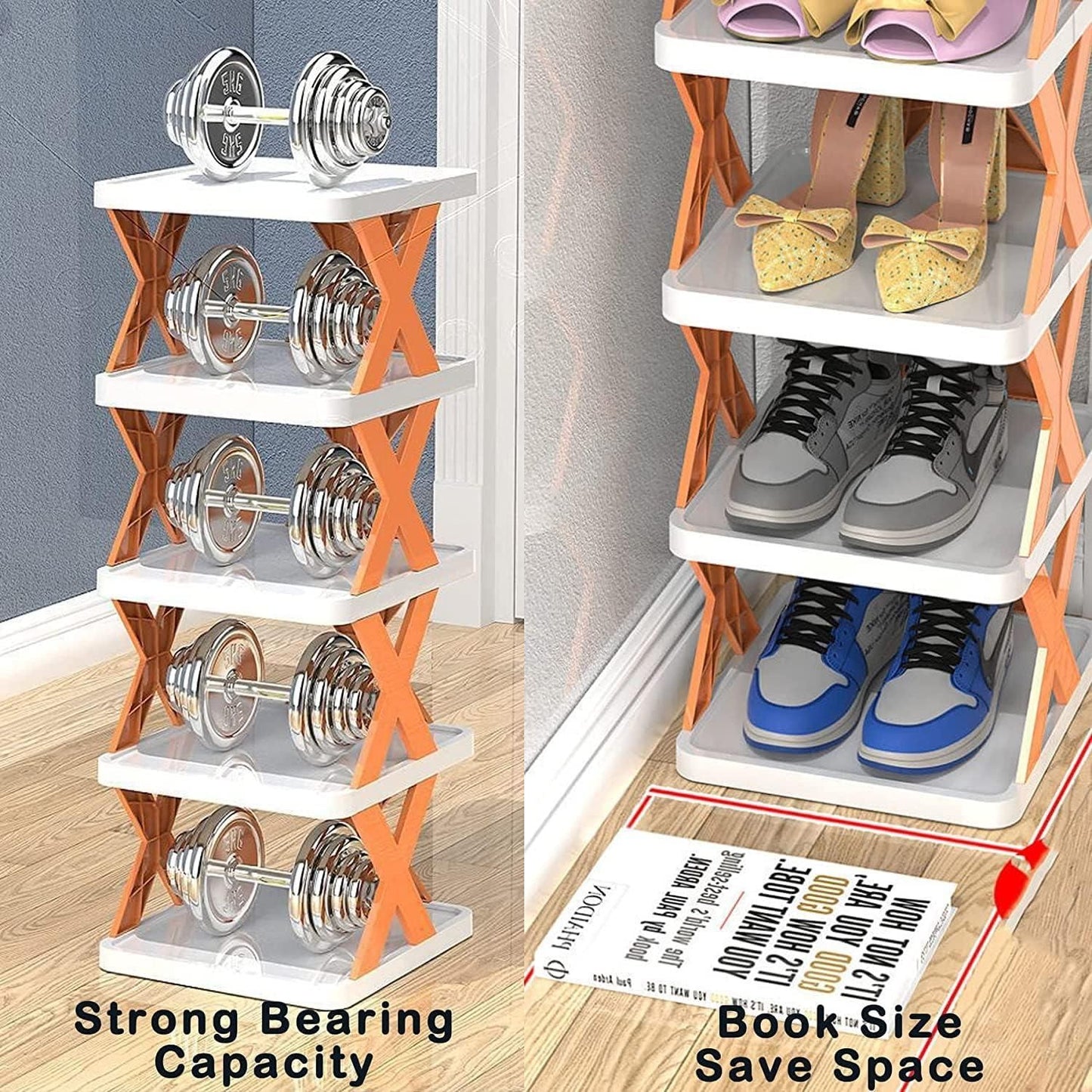 STARKIDS™ Foldable 5-Tier Shoe Rack 👟🏠